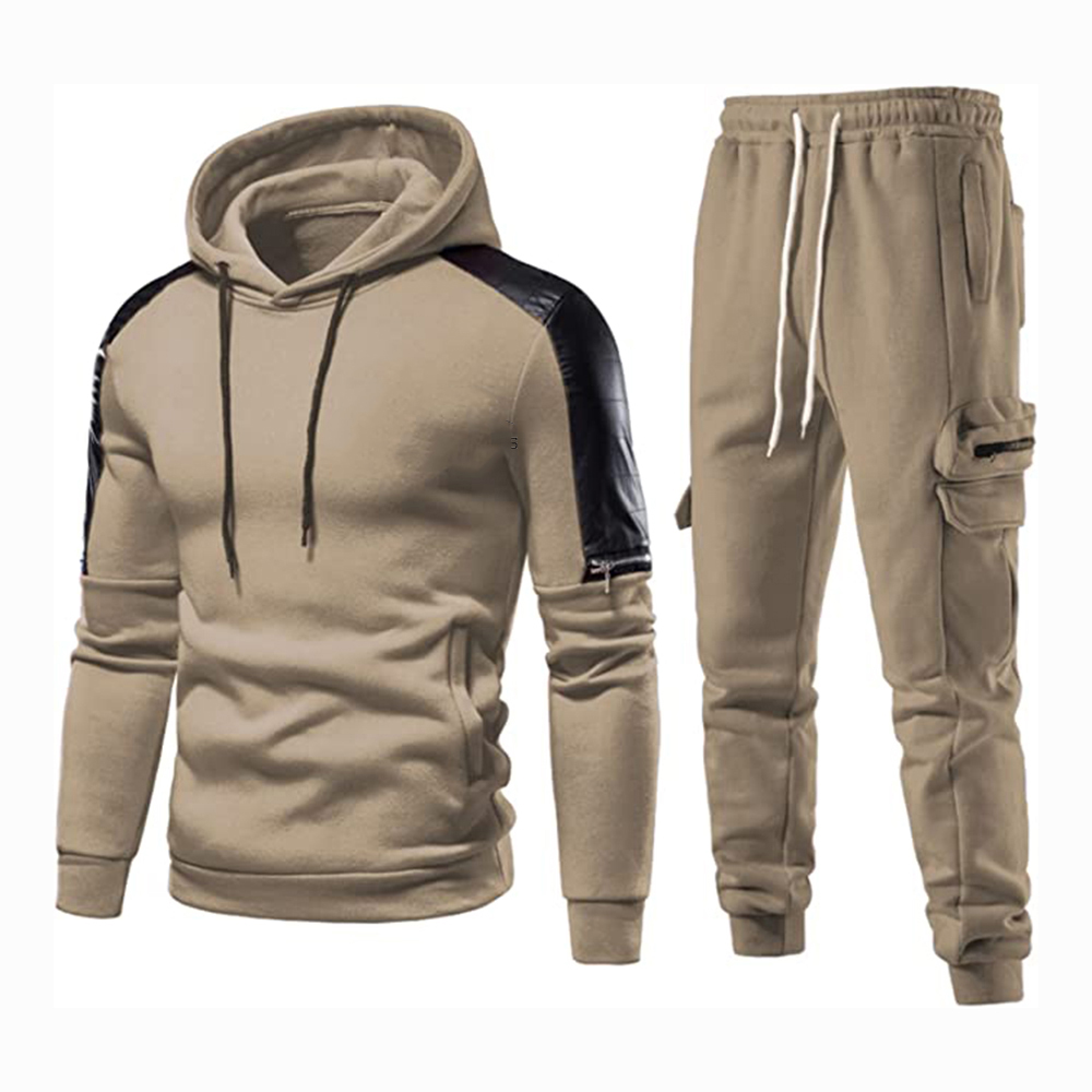 Bacca Sports Men's Athletic Running Tracksuit Set Casual Full Zip Jogging Sweat Suit