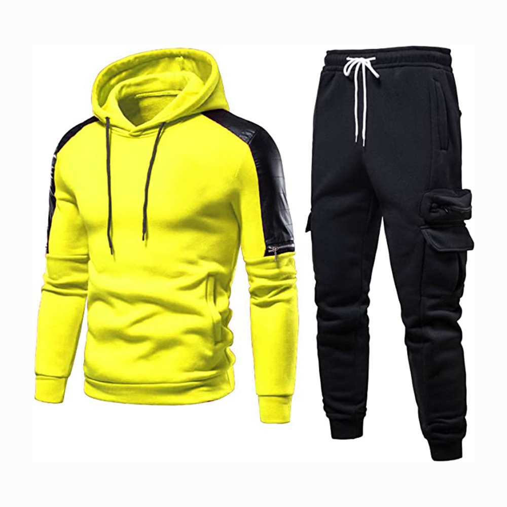 Bacca Sports Men's Athletic Running Tracksuit Set Casual Full Zip Jogging Sweat Suit