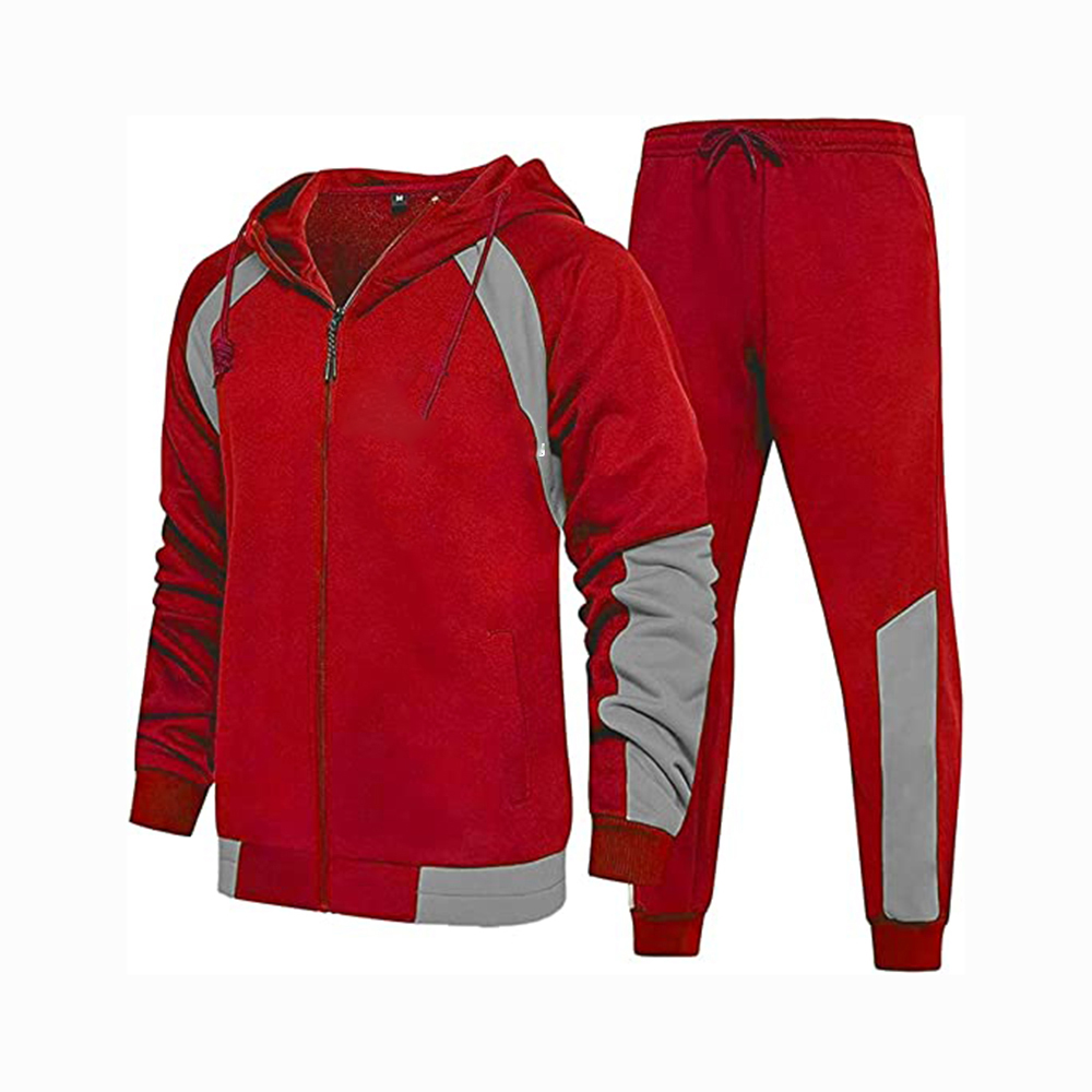 Bacca Sports Men's Athletic Running Tracksuit Set Casual Full Zip Jogging Sweat Suit