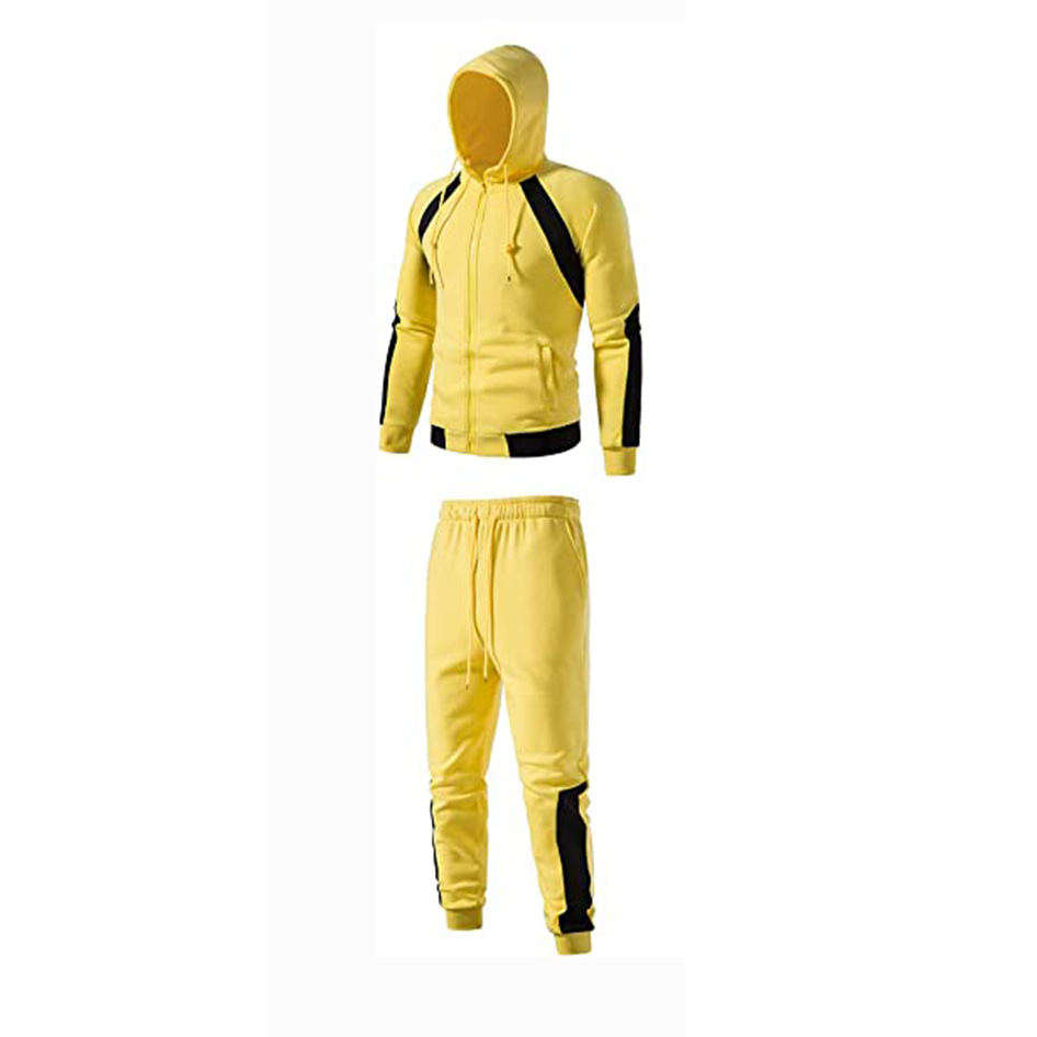 Bacca Sports Men's Athletic Running Tracksuit Set Casual Full Zip Jogging Sweat Suit