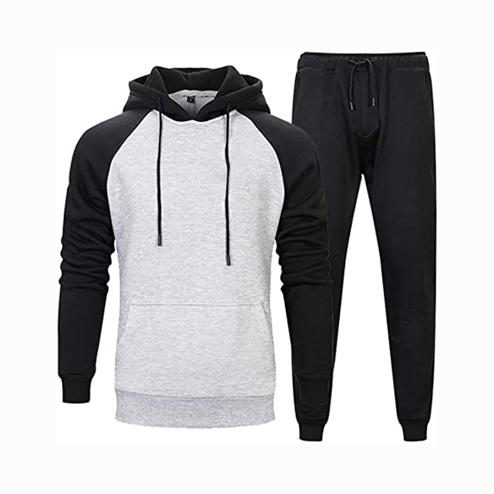 Bacca Sports Men's Athletic Running Tracksuit Set Casual Full Zip Jogging Sweat Suit