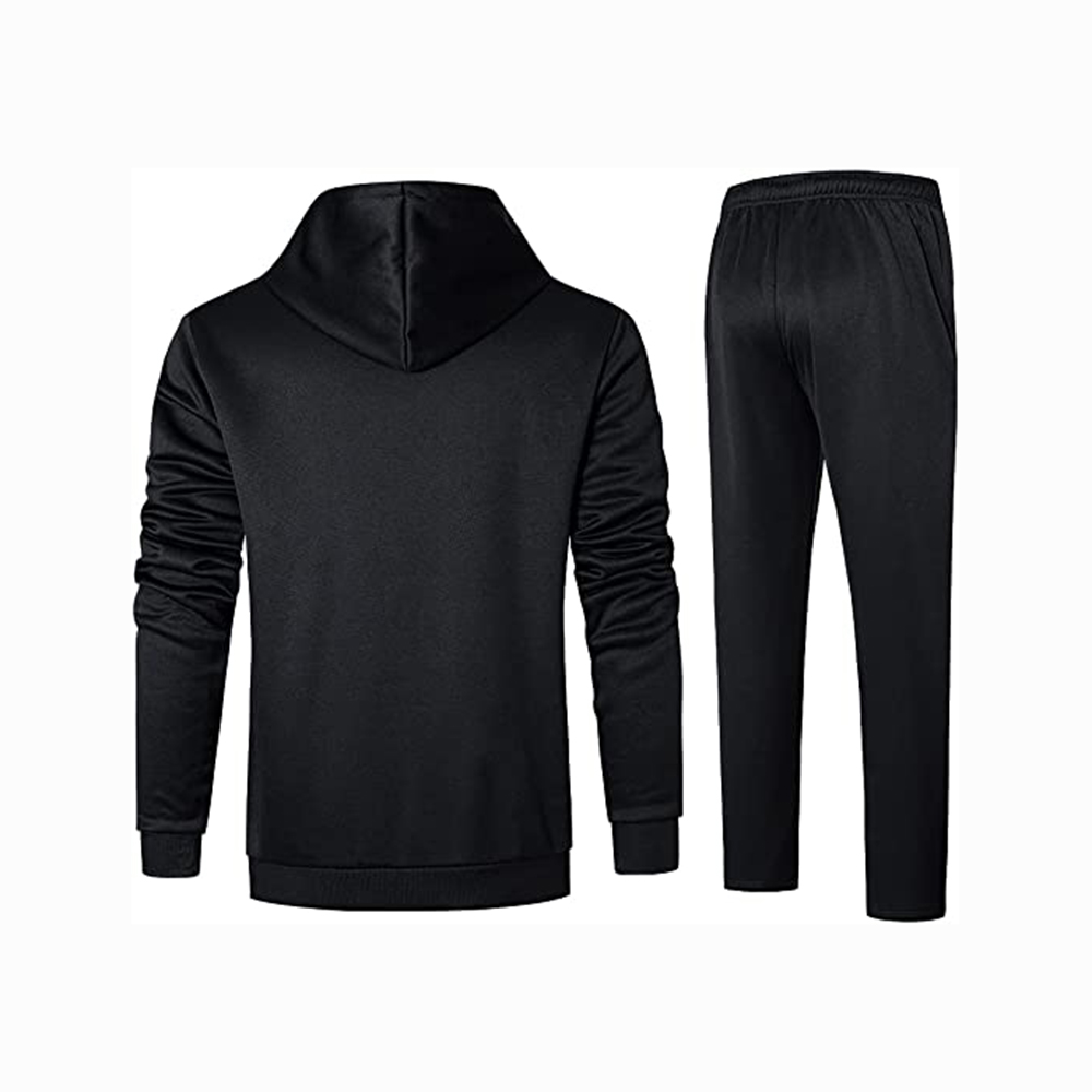 Bacca Sports Men's Athletic Running Tracksuit Set Casual Full Zip Jogging Sweat Suit