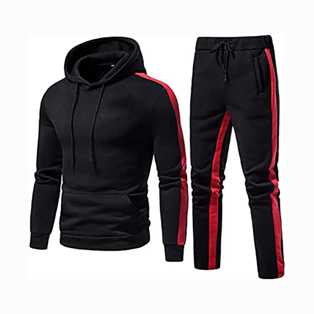 Bacca Sports Men's Athletic Running Tracksuit Set Casual Full Zip Jogging Sweat Suit