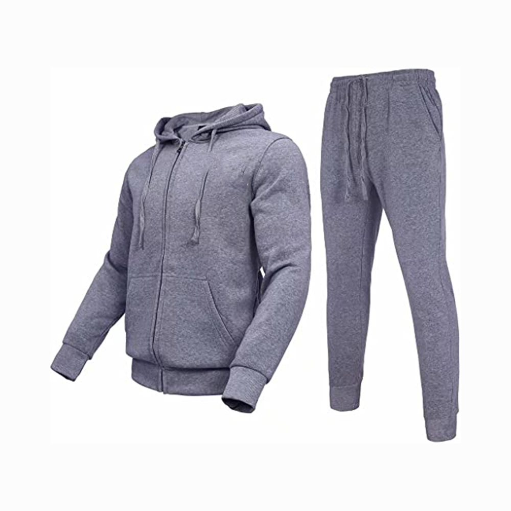 Bacca Sports Men's Athletic Running Tracksuit Set Casual Full Zip Jogging Sweat Suit