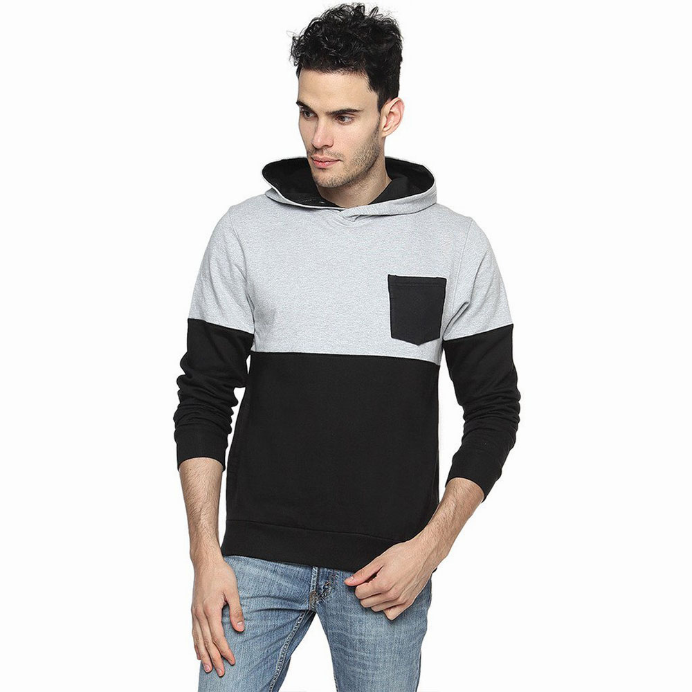 New Arrival Custom Wholesale Blank 300 Gsm Heavyweight 100% Cotton Fleece Pullover Men Hoodie In Bulk