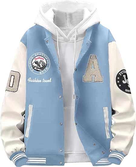 Bacca Sports Varsity Jackets Wool Made Patches Work Wholesale Custom Embroidery Baseball Jackets With Custom Label Logo